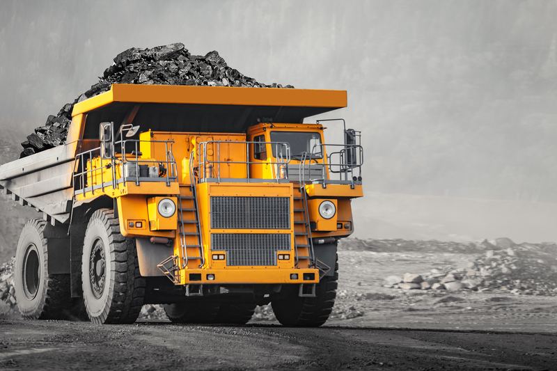 Haul truck at a mining operation