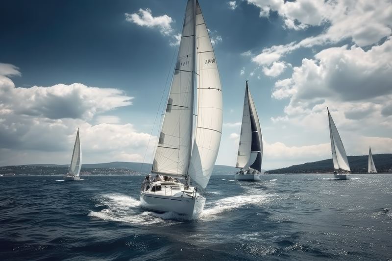 Yachts under sail