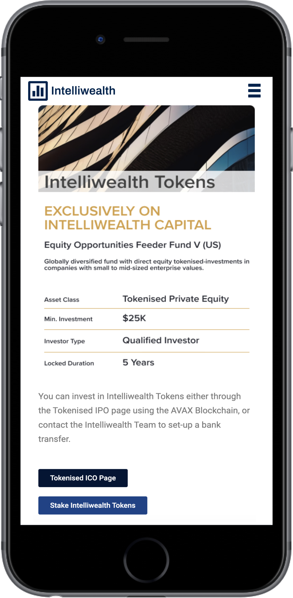 Mobile-web-app-Intelliwealth-Investment-details-page